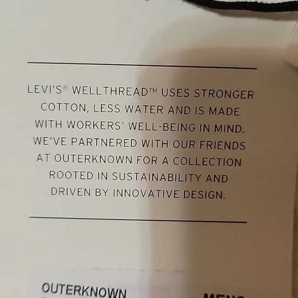 NWT Men's "Outerknown Jeans" ina sick collab. Sz 33x32 beautiful! - Picture 3 of 7